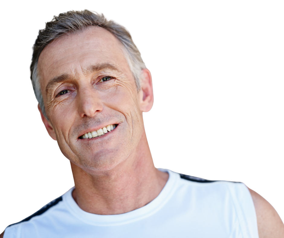 Confident fit man