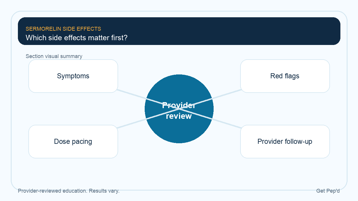 Diagram for which side effects matter first
