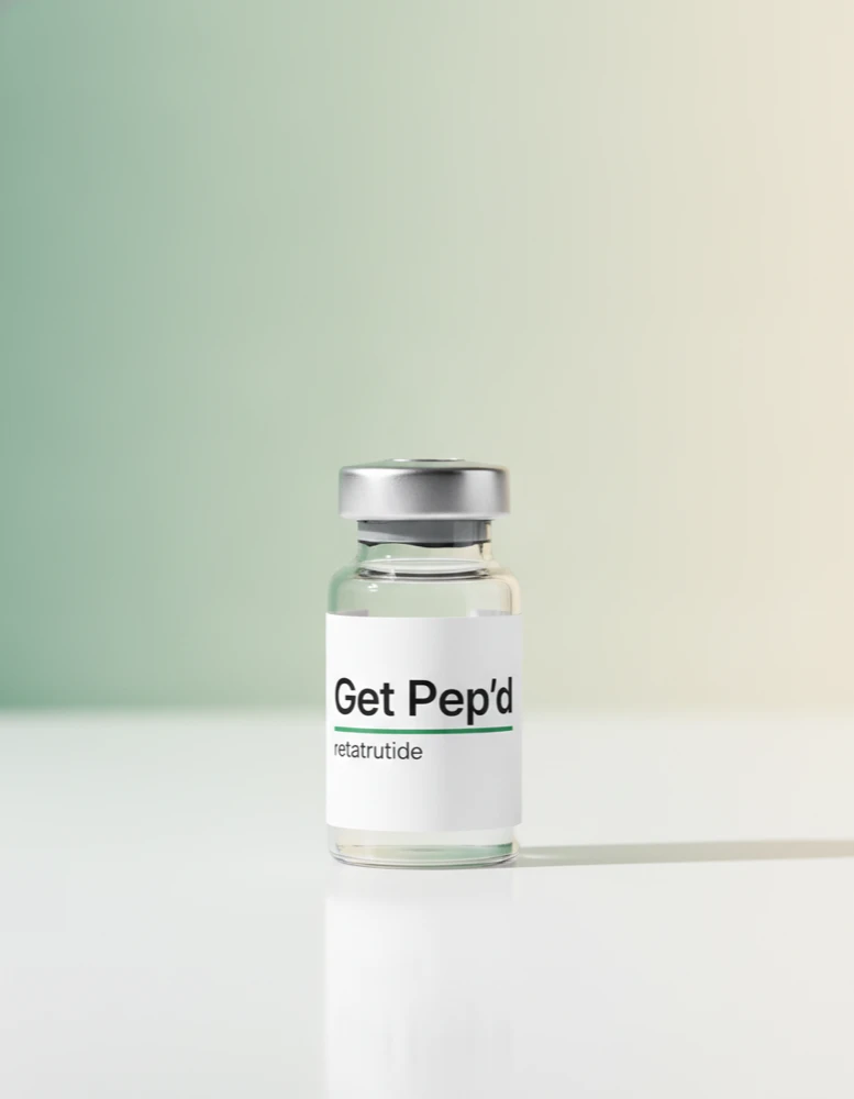 A Get Pep’d retatrutide injectable vial