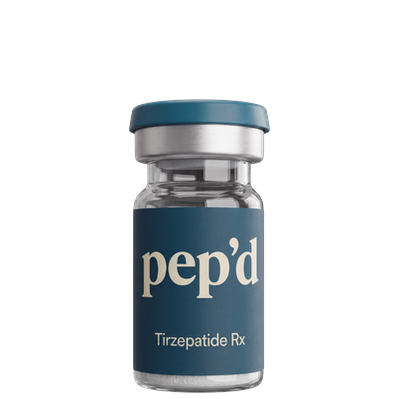 Pep’d Tirzepatide Rx vial