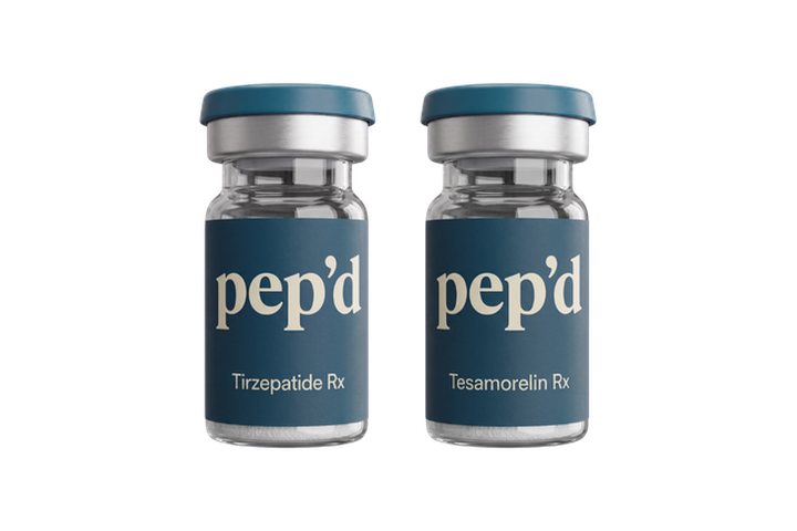 Pep’d Pro Weight Loss Stack Rx vial cutout