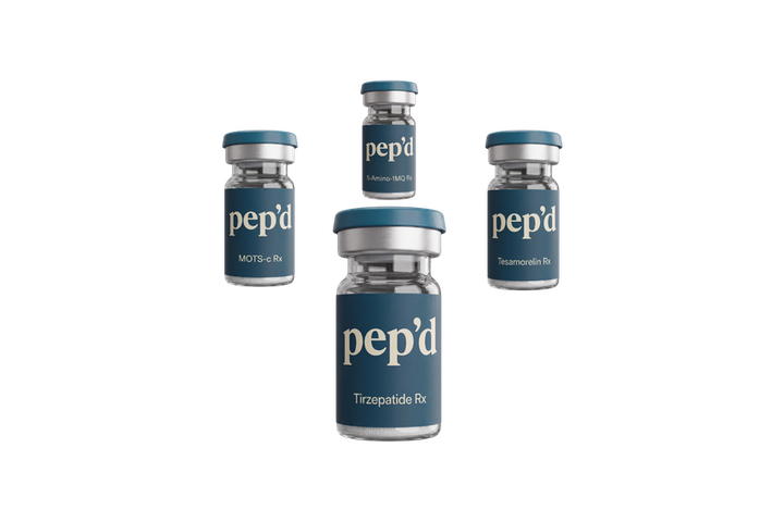 Pep’d Ultra Weight Loss Stack Rx vial cutout
