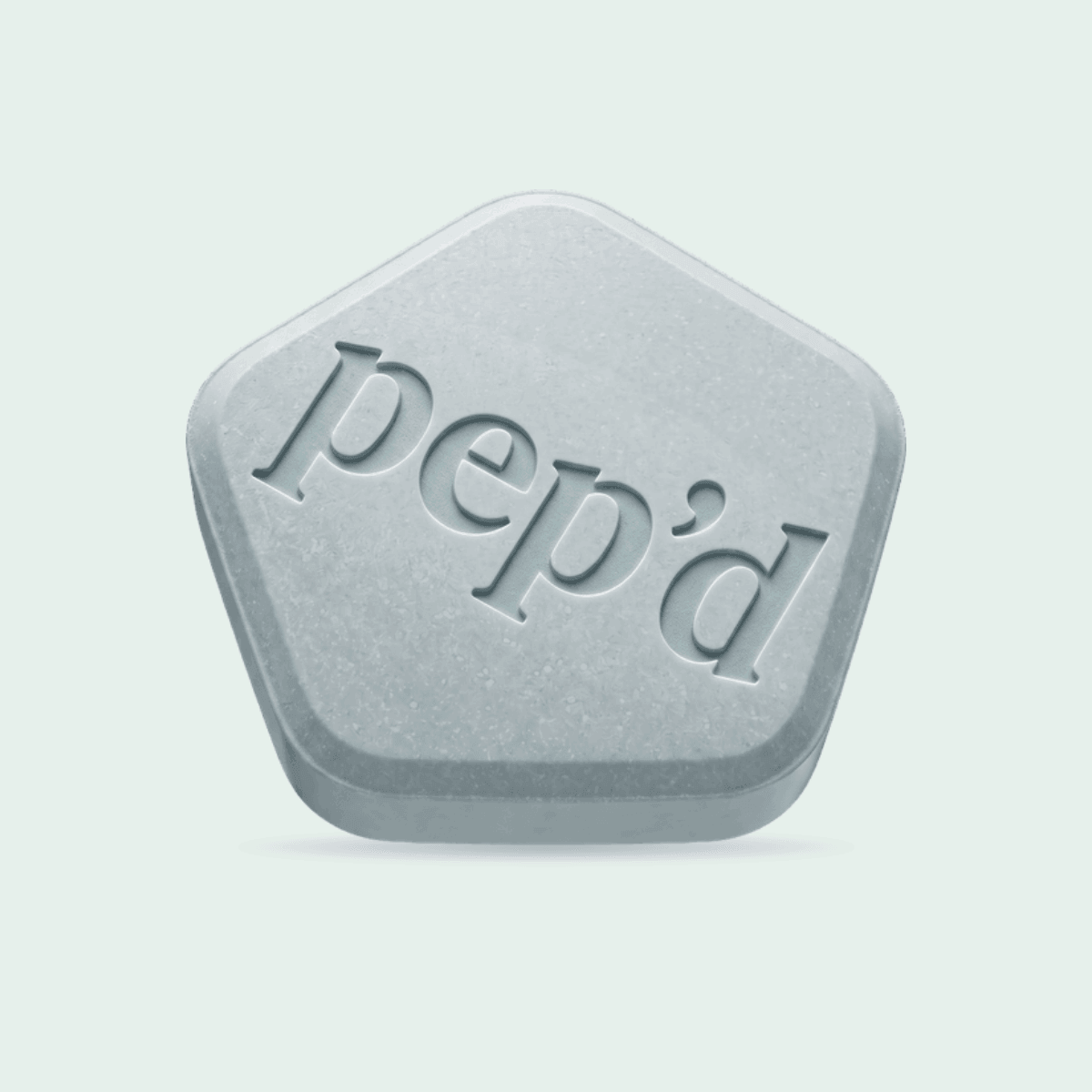 Pep’d Finasteride + Minoxidil Rx product shot on a mint background