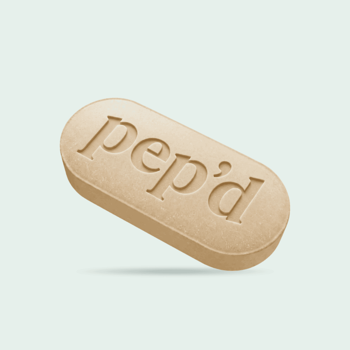 Pep’d Oral Testosterone Rx product shot on a mint background