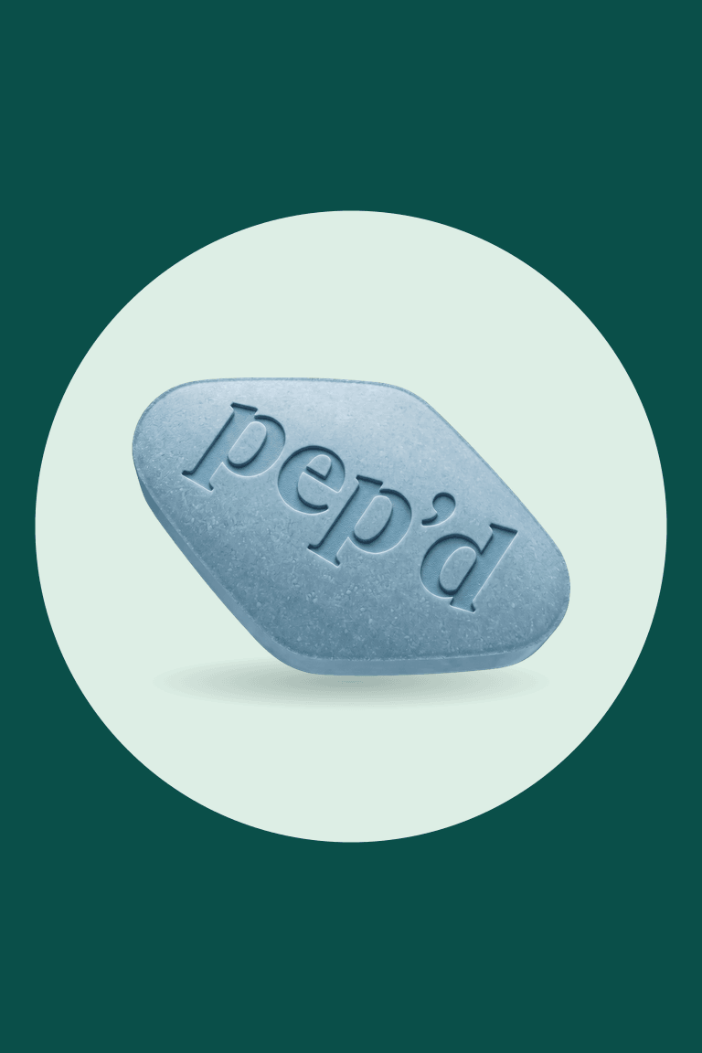 Get Pep’d Sildenafil Tablets Rx product shot on a deep teal background