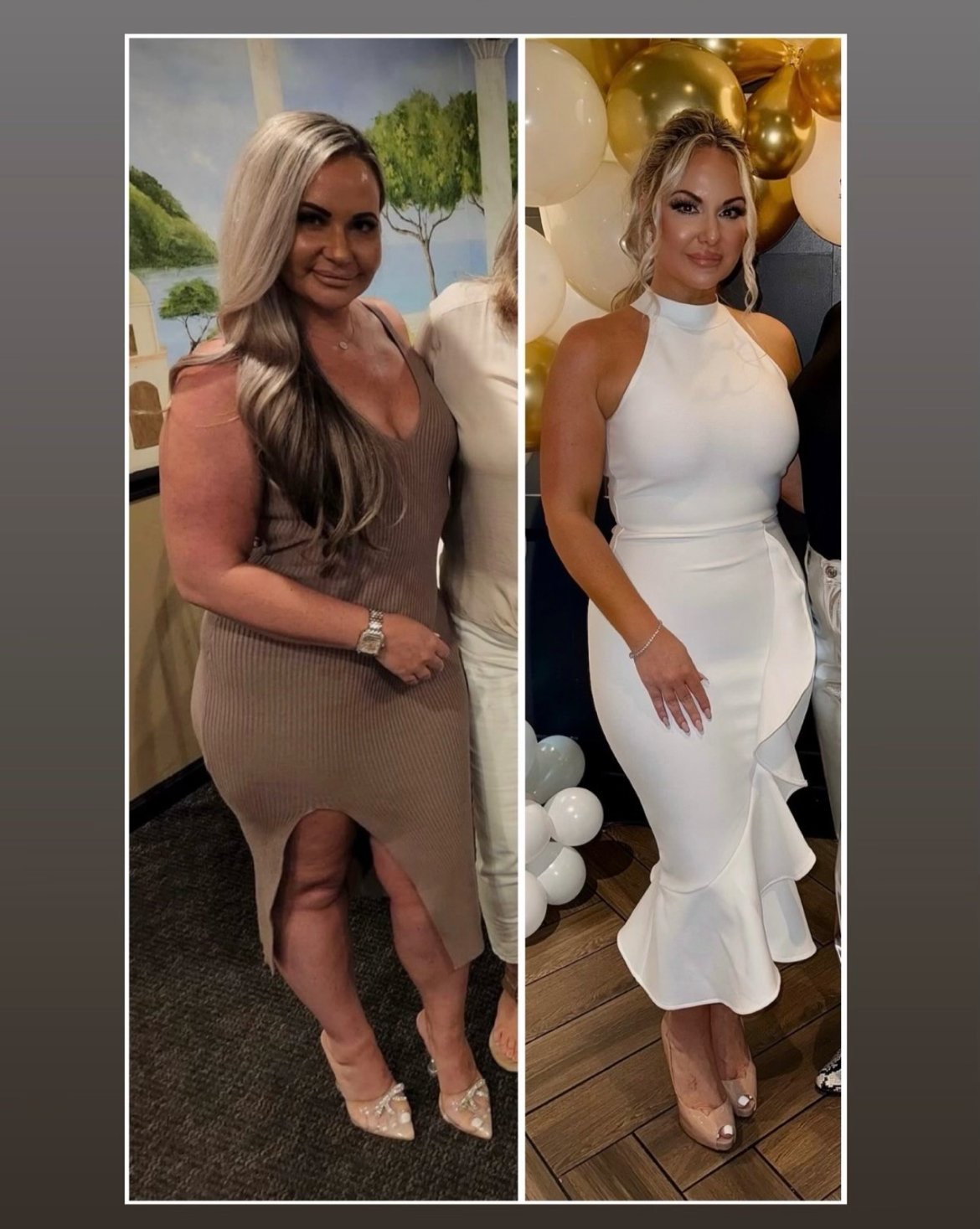 Before and after patient transformation photo used to explain realistic sermorelin results