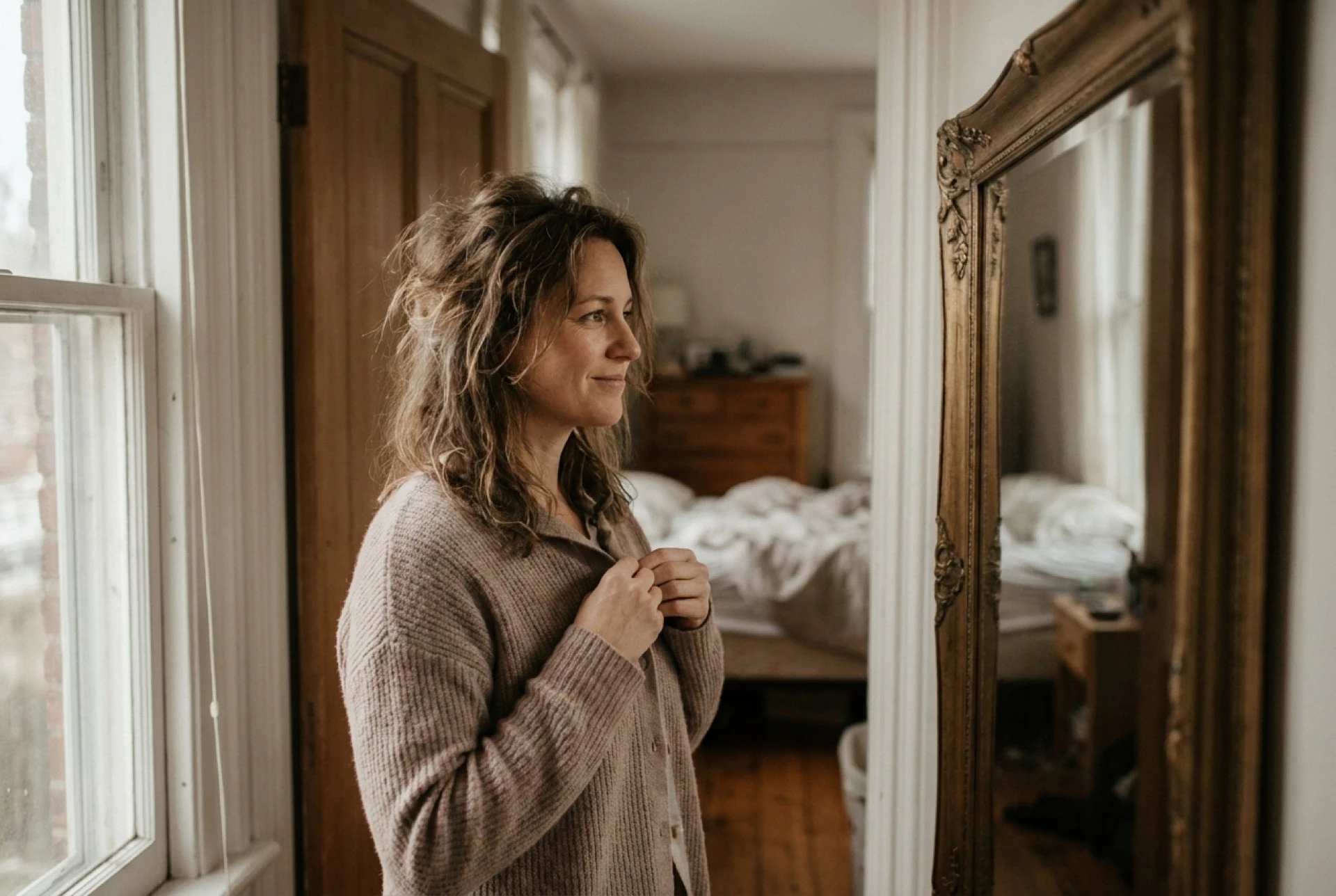 Lifestyle photo, warm morning light, a stock visual